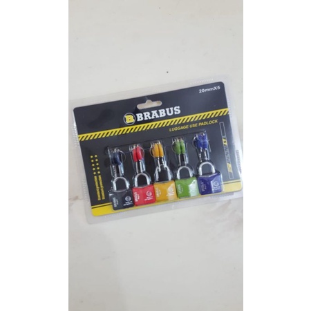 Gembok koper / gembok kecil BRABUS murah