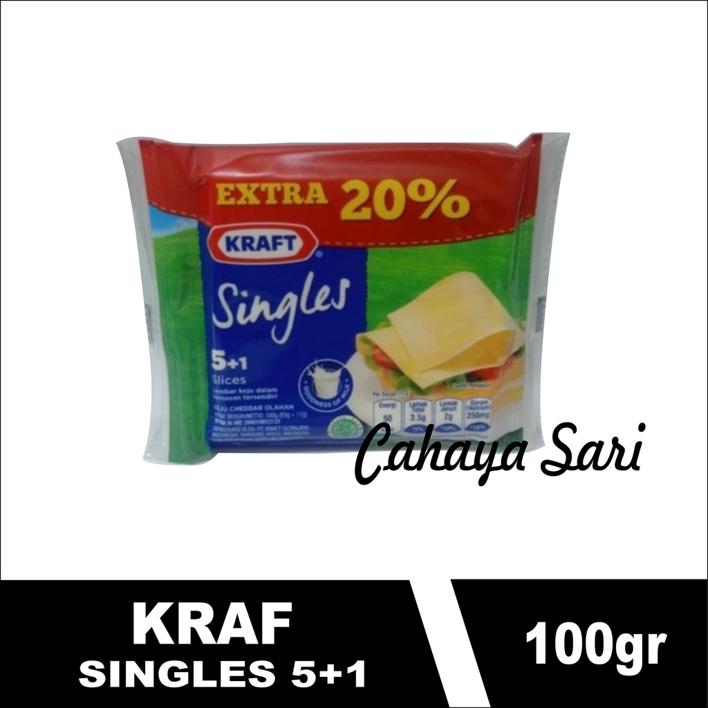 

KEJU KRAFT SINGLES 5 LEMBAR KEJU CHEDDAR OLAHAN