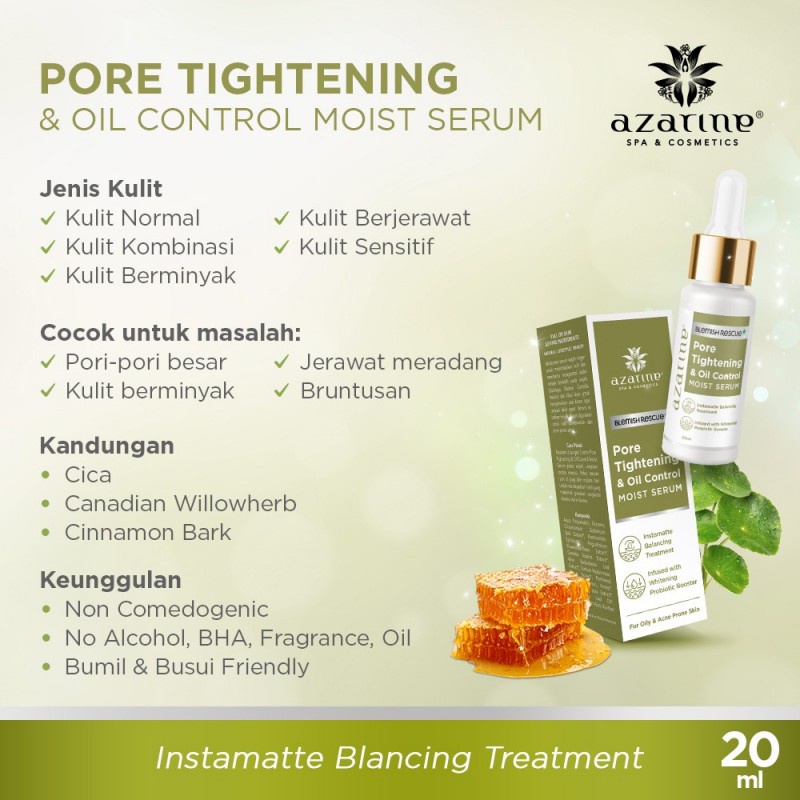 Azarine Pore Tightening &amp; Oil Control Moist Serum