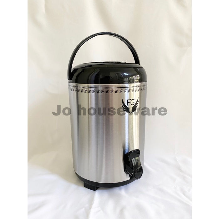 Water jar dispenser drink stainless steel 9,5 liter tebal jug H98s