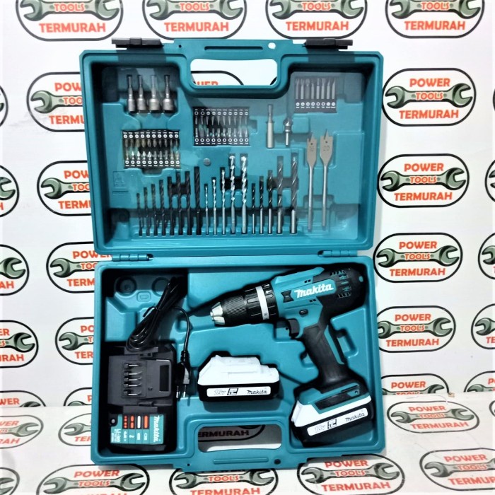 Bor Cordless Impact 18V MAKITA HP 488 DYEX4 Drill Baterai ChargeHP488D