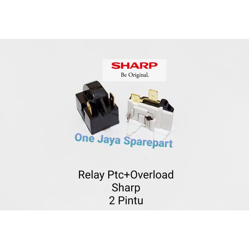 Relay ptc overload kulkas sharp 2 pintu