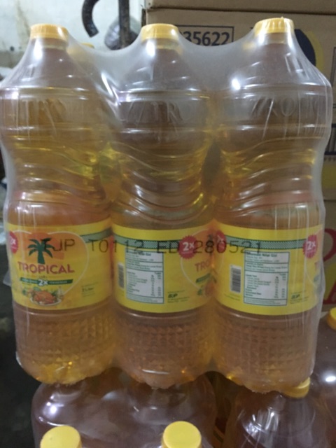 Minyak Tropical dus 2L x 6btl / Minyak Goreng Tropical Karton 2 liter x 6 bungkus refill botol