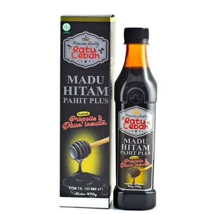 

RATU LEBAH Madu Hitam Pahit PLUS 470 GR
