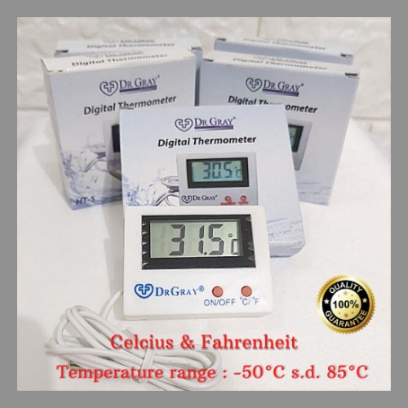 Thermometer Digital Dr Gray HT-5/Termometer Kulkas Dr Gray HT-5