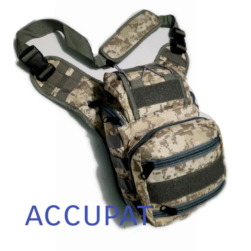 Tas selempang tactical army outdoor 803 besar - tas loreng tas kamera