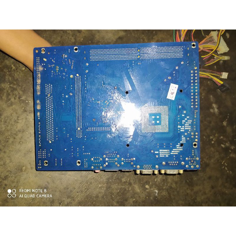 motherboard intel asrock G31 - VS lengkap dengan back panel