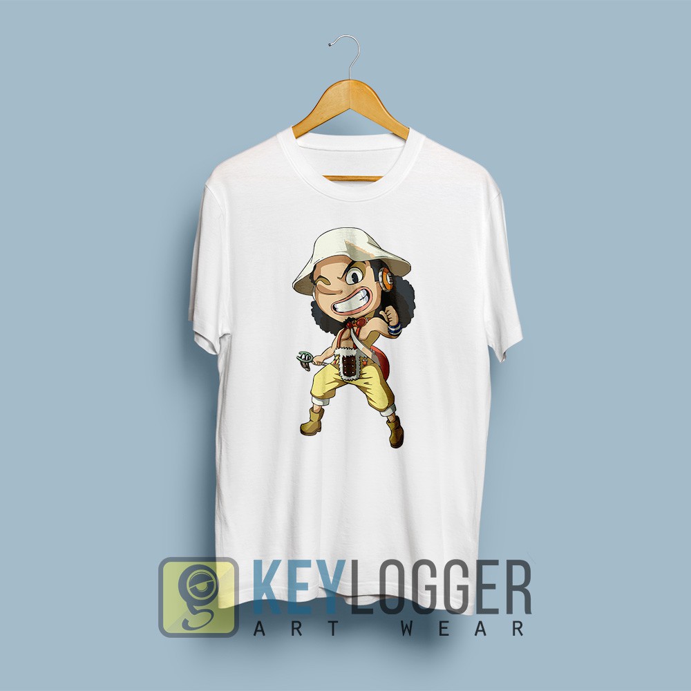 Baju Kaos Usopp Anime One Piece Chibi a4p