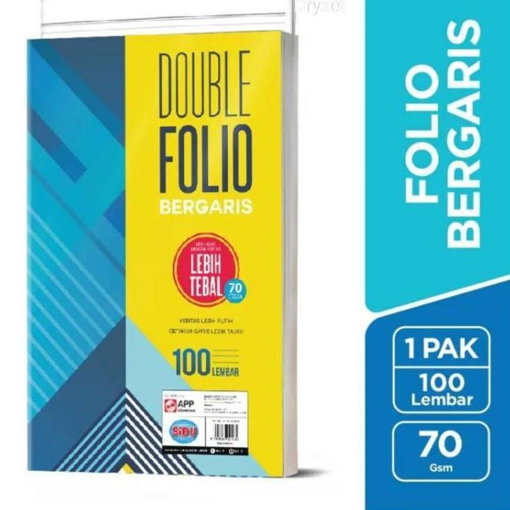

Kertas Double Folio Bergaris Sinar Dunia 100 Lembar ン