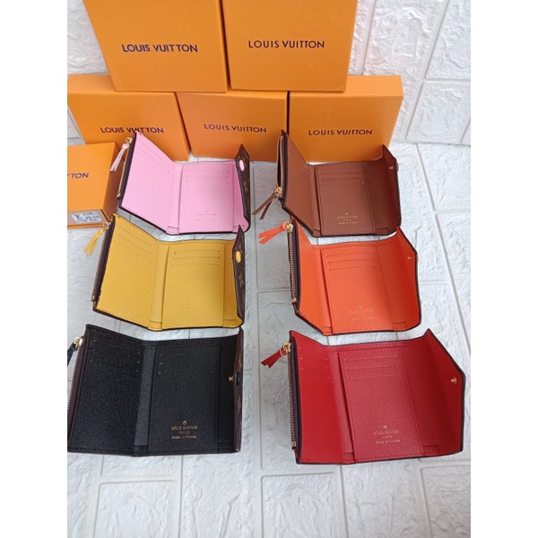 Dompet lv emili pendek free box,fashion dompet LV lipar