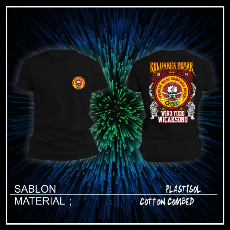 BISA COD KAOS CEMPAKA PUTIH KAOS PSCP KAOS CEMPAKA PUTIH STREETFIGTER