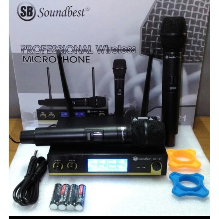 Microphone Wireless SoundBest CK 121 Mic Pegang Original Dan Murah