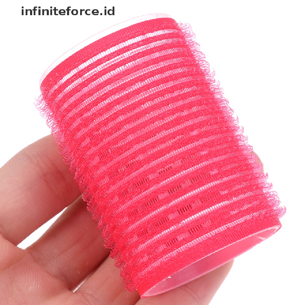 (infiniteforce.id) 6pcs / Set Rol Pengeriting Rambut Self Grip Untuk Salon