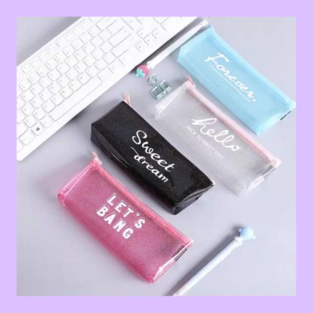 

Tempat Pensil Glitter