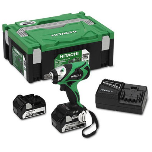 Mesin bor impact wrench cordless WR18DBDL HITACHI WR 18 DBDL