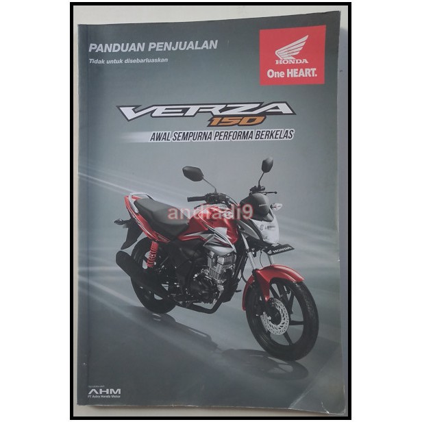 PANDUAN PENJUALAN SEPEDA MOTOR HONDA VERZA 150