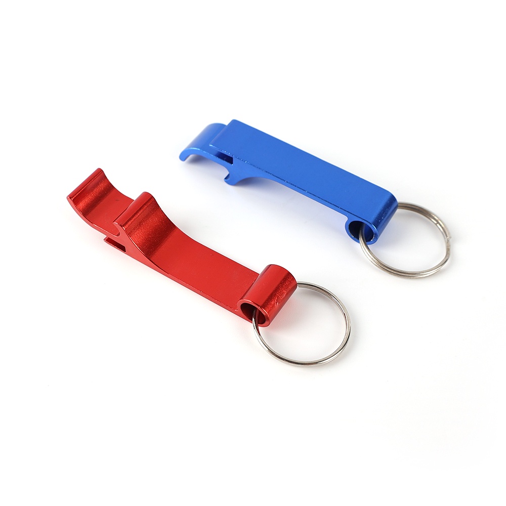 Aluminium Portable Can Opener / Mini Pocket Key Chain Ring Beer Bottle Opener For Wedding Party, Kitchen,Bar