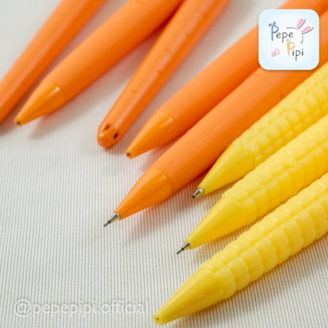 Pensil Mekanik Wortel Jagung Kaktus - Pencil Carot Corn Cactus Cetek