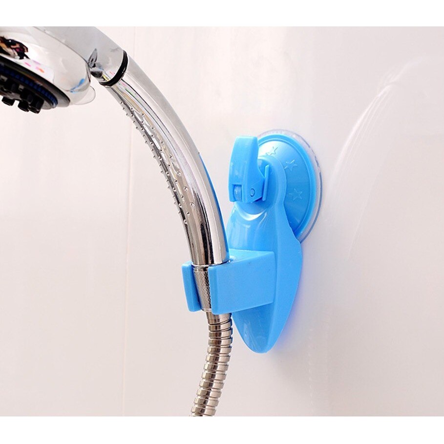 Hanger Caplokan Suction Cup Holder Kepala Jet Shower Washer Head ABS