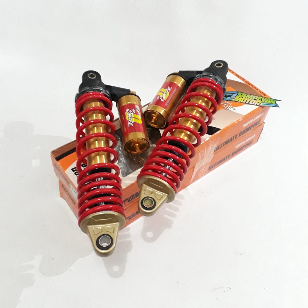 Shock Sok Skok Belakang Tabung Atas Daytona Racing EVO Merah 320mm
