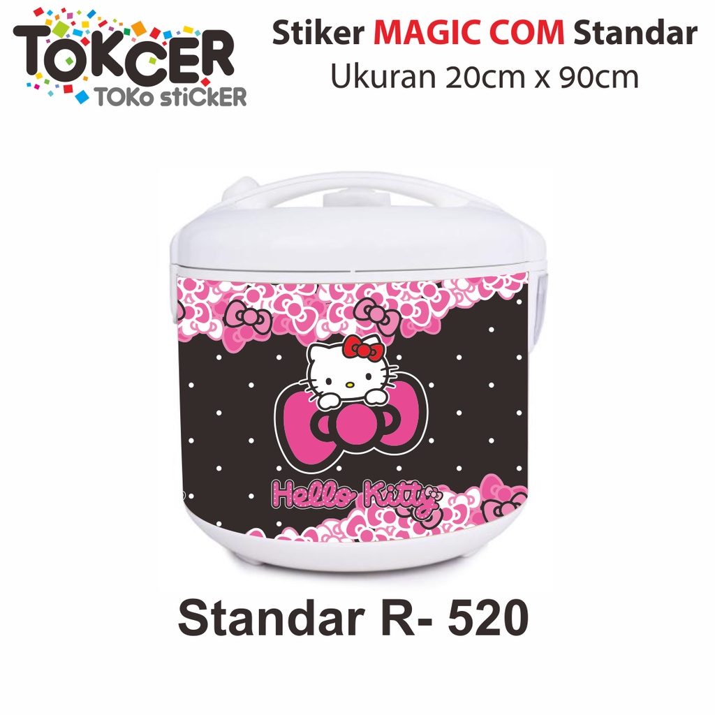 Stiker MAGIC COM / Rice Cooker Motif HELLO KITTY