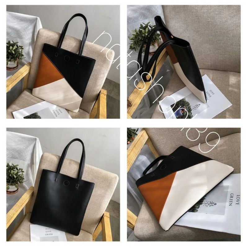 2021 New Woman Fashion Tote Bag Resleting Simple Tas Wanita Murah