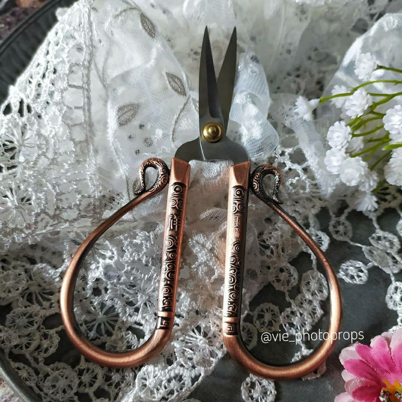 Gunting Vintage Retro Gunting Jahit sewing Scissors gunting kain