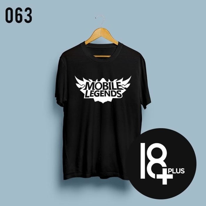 Kaos Tshirt Baju Combed 30S Mobile Legends Logo