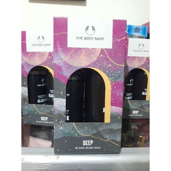 The body shop tbs giftset / gift set Black Musk duo original 100%