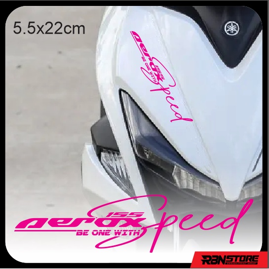 STIKER VARIASI MOTOR YAMAHA NMAX , AEROX, MIO CUTTING STICKER SIGNATURE HOLOGRAM DAN WARNA SOLID