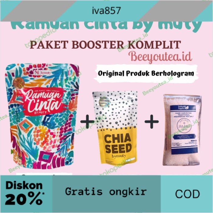 

PROMO RAMUAN CINTA BY MUTY (paket booster) - 70 GRATIS ONGKIR