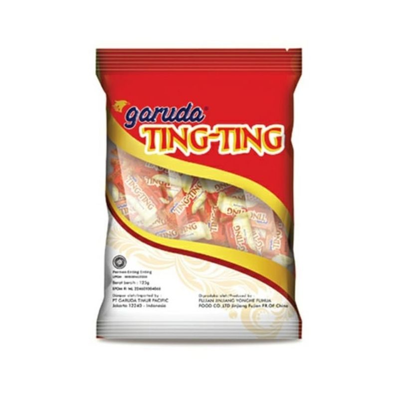 

permen ting ting zack 125 gram isi 50 pcs