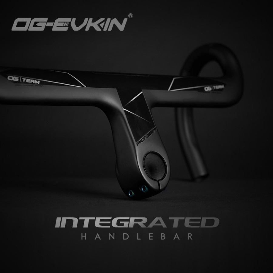 OG-EVKIN HB-1300 Carbon Road Integrated Handlebar OD2 28.6/31.8mm stem