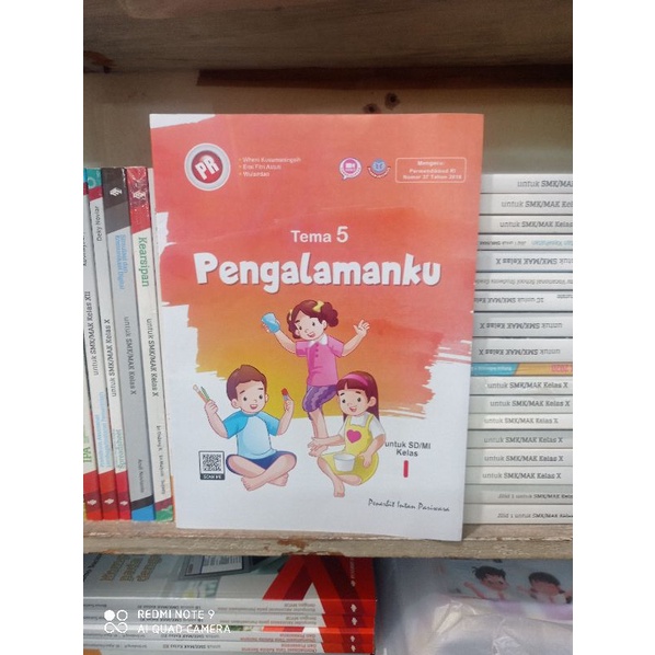 New Buku PR Tematik Kelas 1 Tema 5 Intan Pariwara