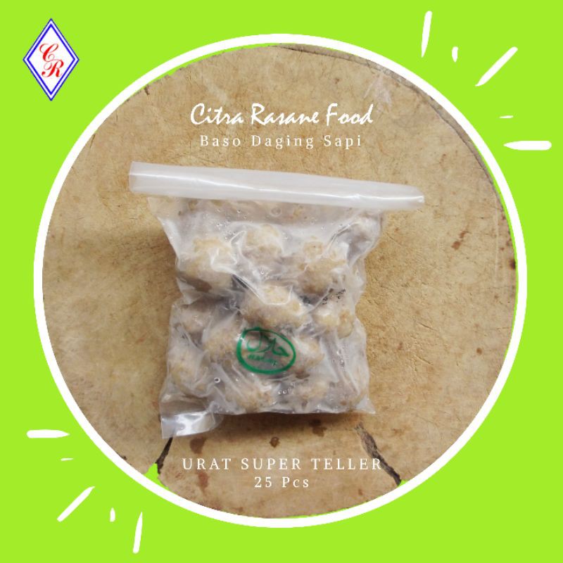 

Bakso Sapi Super Urat Teller Isi 25 Khas Ala Citra Rasane Food / Homemade / Halal