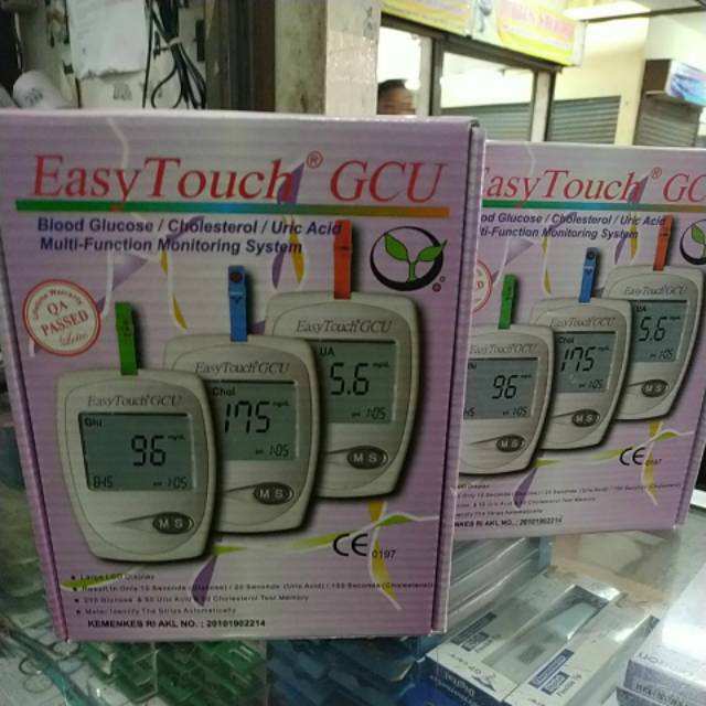 Alat GCU Easy Touch / GCU Easy Touch / Easy Touch / Easy Touch GCU / Cek Gula Darah / GCU ET