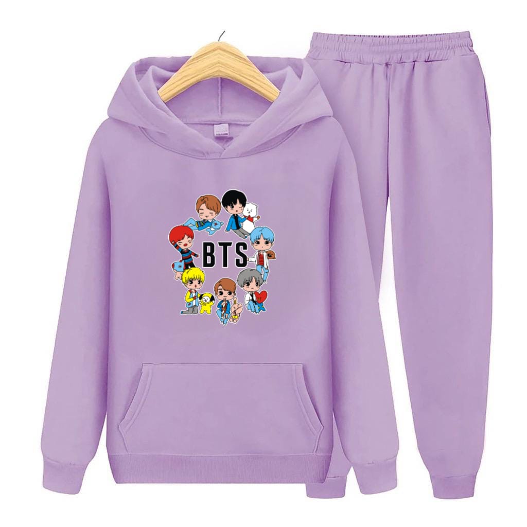 mukzhop -  Stelan anak   BTS   | satu set sweater hoodie dan celana | fashion anak - SWEATER ABG - HOODIE ABG