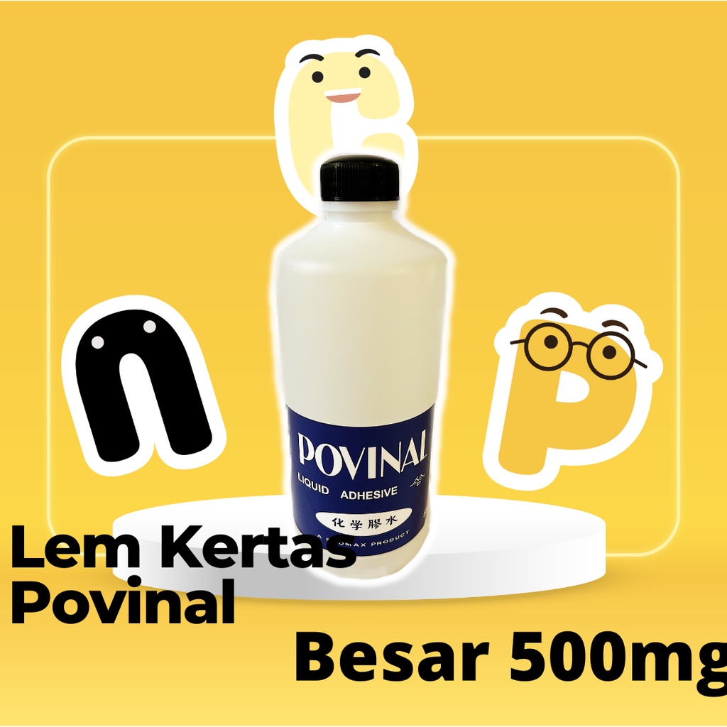 

Lem Kertas Povinal 500mg