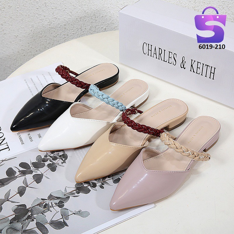 FLAT SHOES WANITA MULES LANCIP SLING KEPANG 6019-210 ( BELI 1 GRATIS 1 )