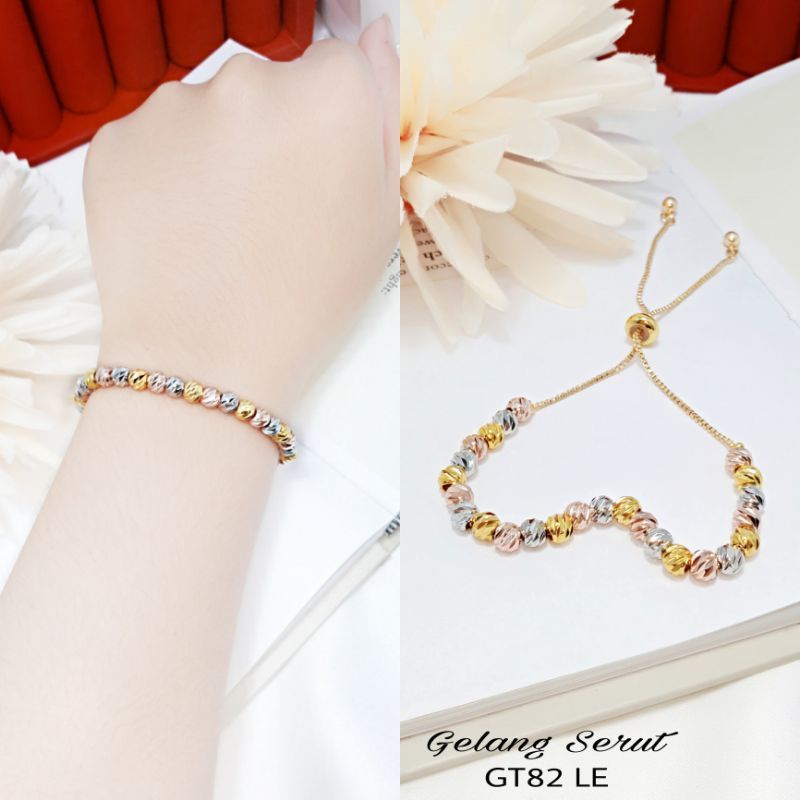 gelang tangan Xuping serut candy ball mix warna (GX13)