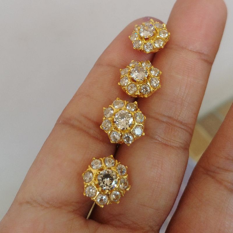 Giwang Mata Markis Jumbo Lapis Emas 24k