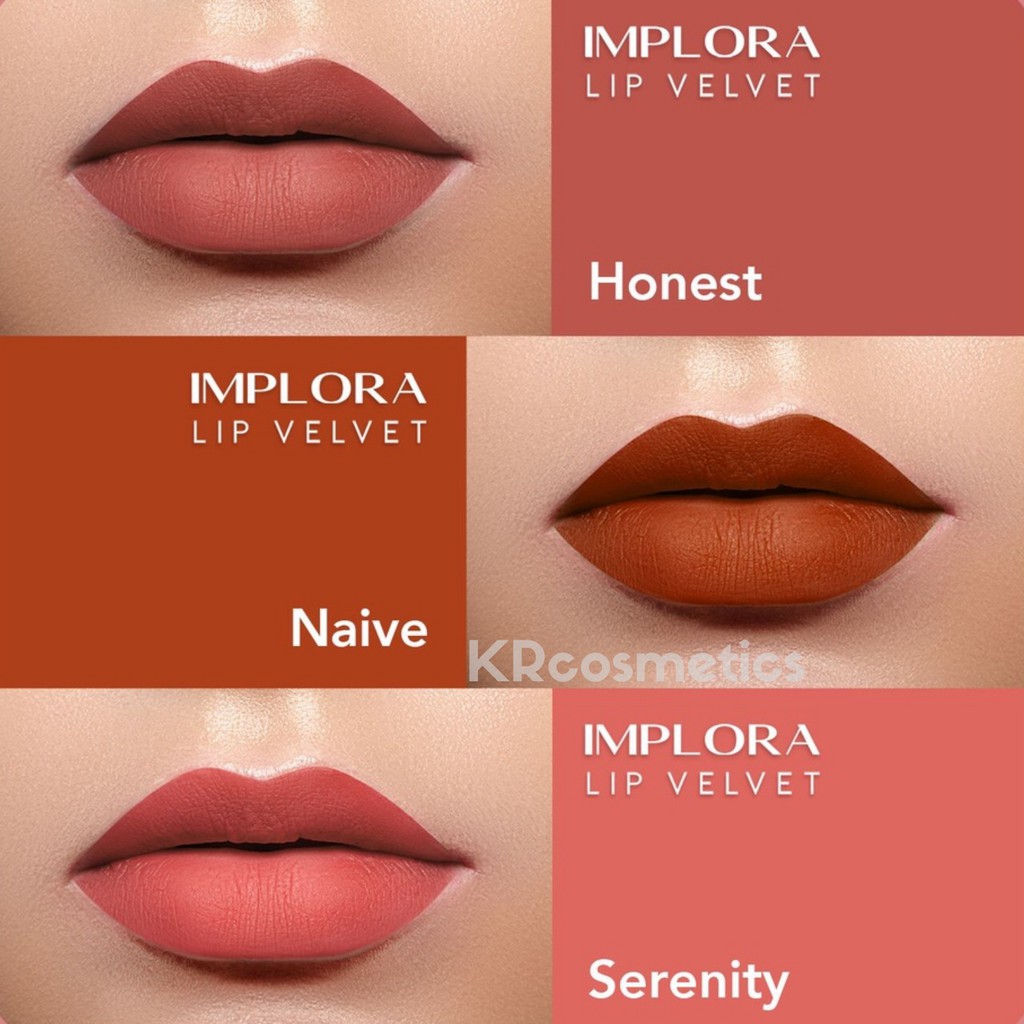 IMPLORA  lipcream lip velvet 4,6 gr