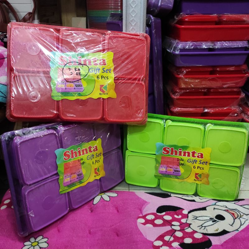 TOPLES ISI 6 + NAMPAN GIFT SET SHINTA Toples Shinta