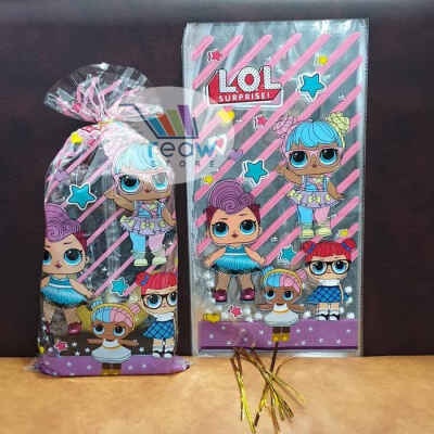 

Plastik Ulang Tahun Souvenir Snack Karakter OPP 20Lembar