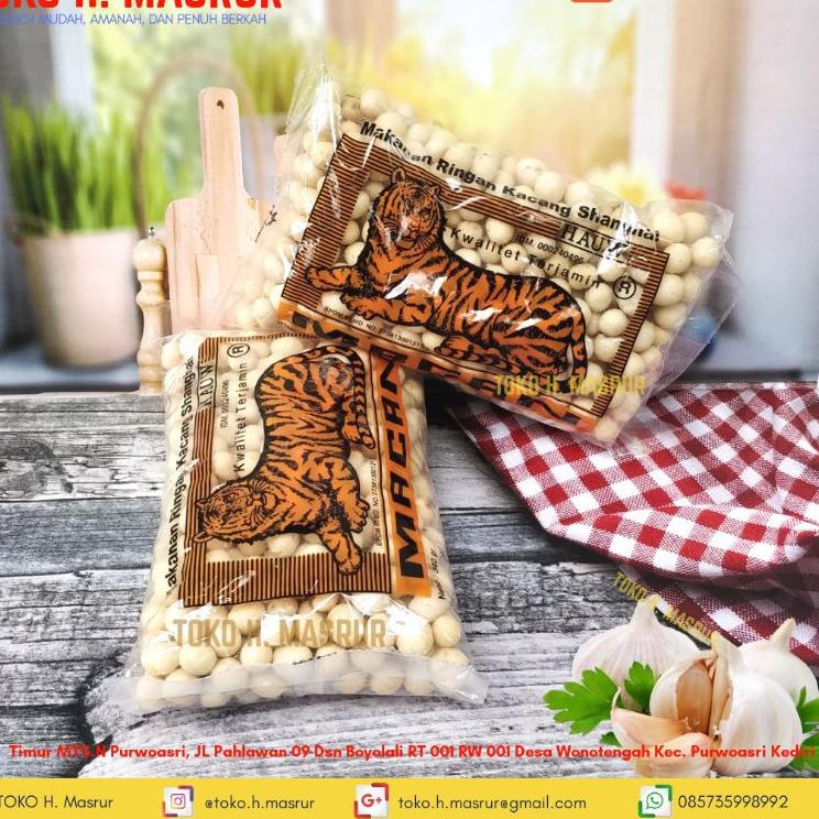 

[KODE PRODUK EPKMT7345] Kacang Atom Sanghai Cap Macan 340gr