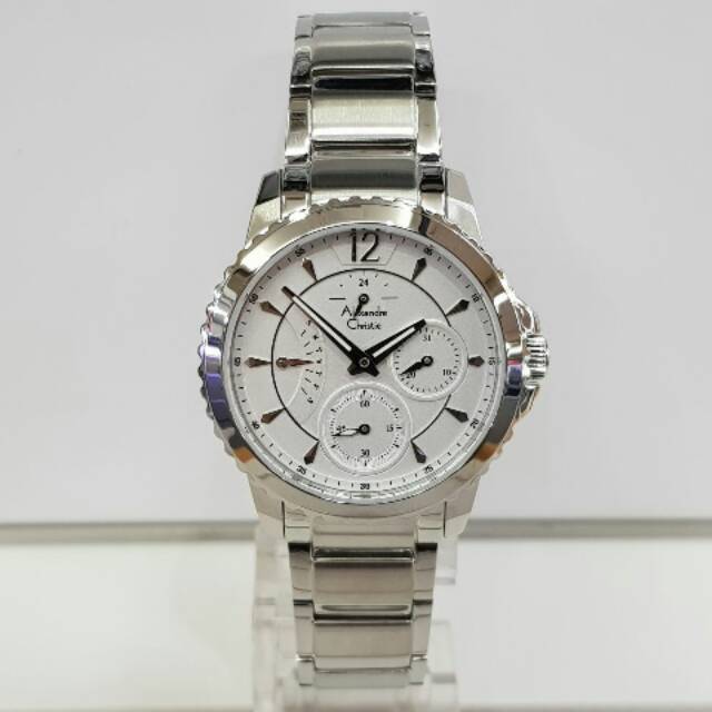 Jam tangan Alexandre Christie AC 2804 silver