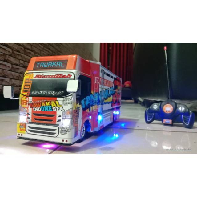 Miniatur Truk Tawakal Indonesia Remot Control+Led