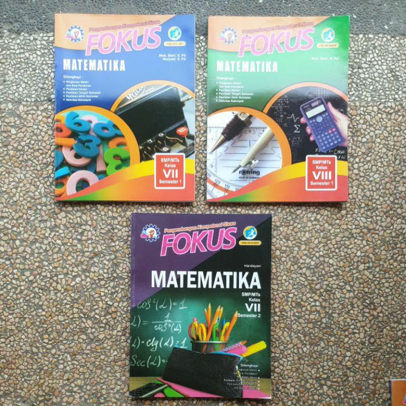 [ ORI ] Fokus Matematika Smp Kelas 7.8 Semester 1 & 2 Edisi revisi 2021 Baru