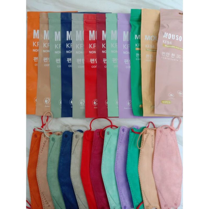 Masker KF94 isi 10pcs, Mouson 4ply KF94