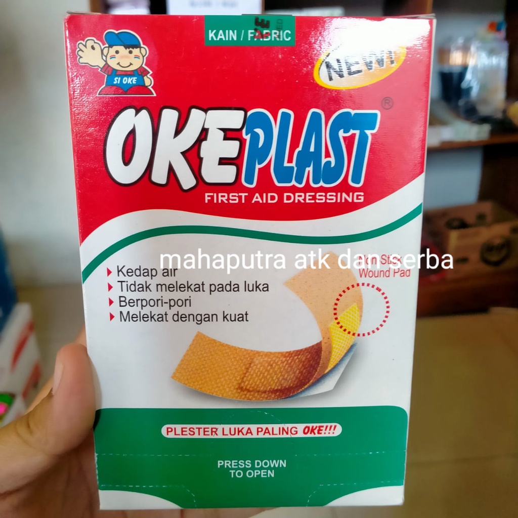 OKEPLAST 100 STRIP PLASTER LUKA OKEPLAST ISI 100 MURAH ORI BERKUALITAS